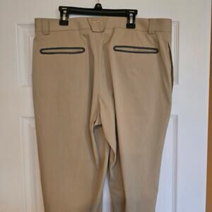 Slazenger Golf Tech Pants Khaki Modern Fit Straight Leg 34x32 Mens Athletic
